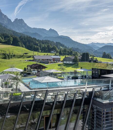wellness hotel with rooftop pool