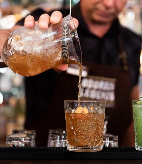 cocktails on holiday in Leogang