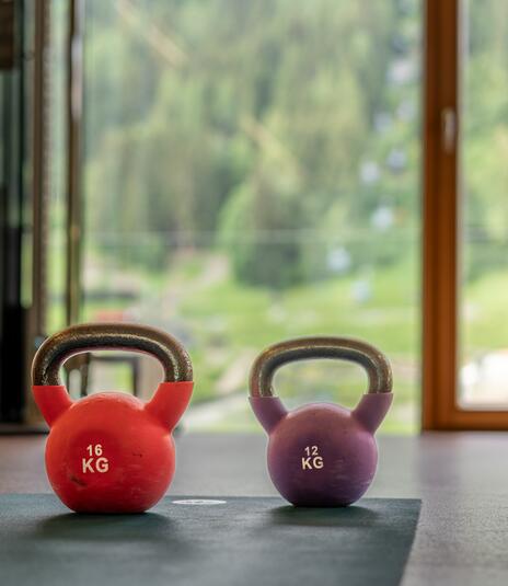 Fitnessgeräte im Hotel