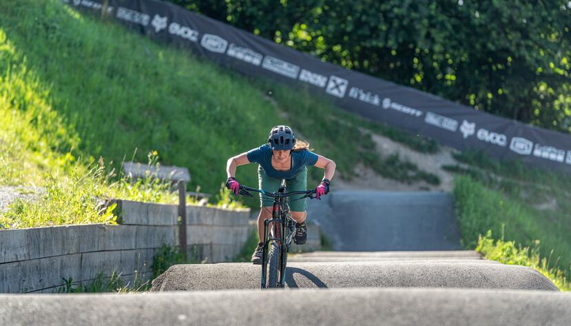 Pumptrack für Anfänger in Leogang