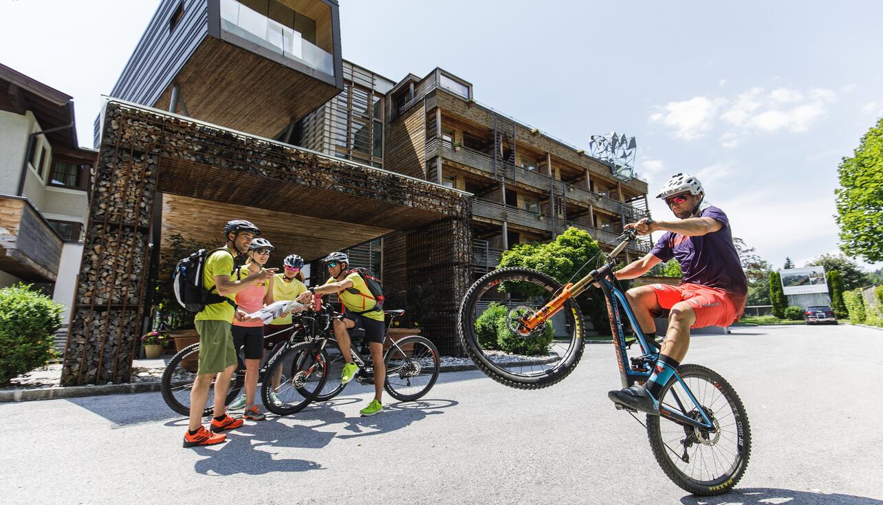 mountain bike hotel Leogang